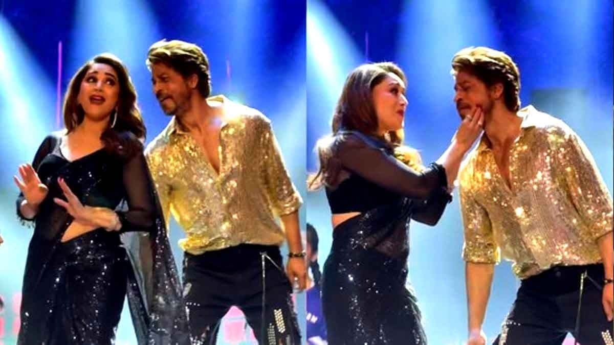 Shah Rukh Khan and Madhuri Dixit Reunite on IIFA 25 Stage 