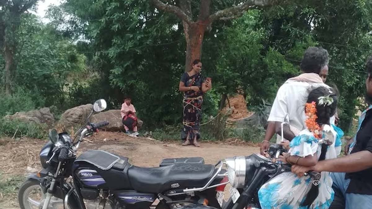 Man fails to pay back loan wife tied to tree by moneylender in Andhra Pradesh Chittoor