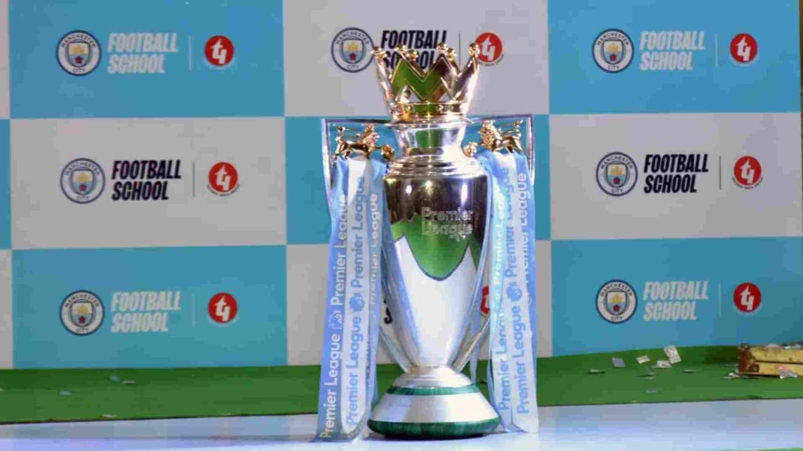 Manchester City trophy tour and launch of the new Manchester City, techno india football school spt 