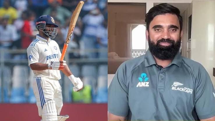 When Rishabh Pant is at the crease, everyone is scared, says Ajaz Patel spt 