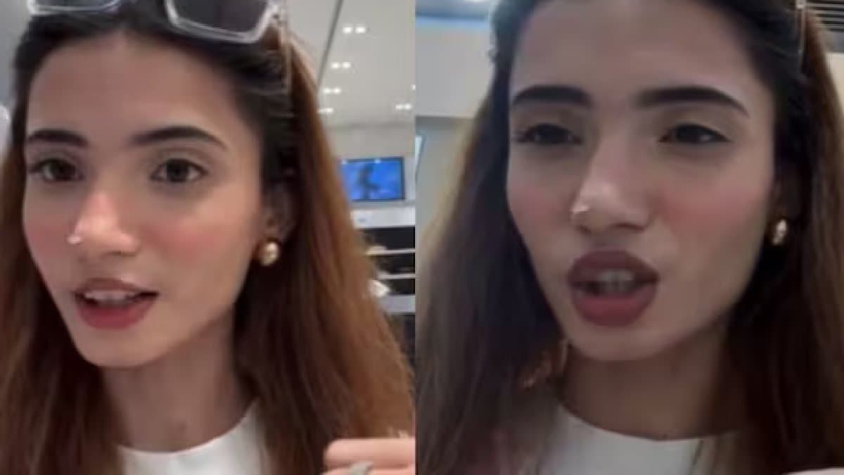  Hyderabad Influencer Throws Coffee At Store Staff viral video