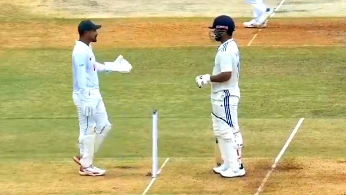  Rishabh Pant and Litton Das had a spat with each other during India-Bangladesh first test in Chennai spt