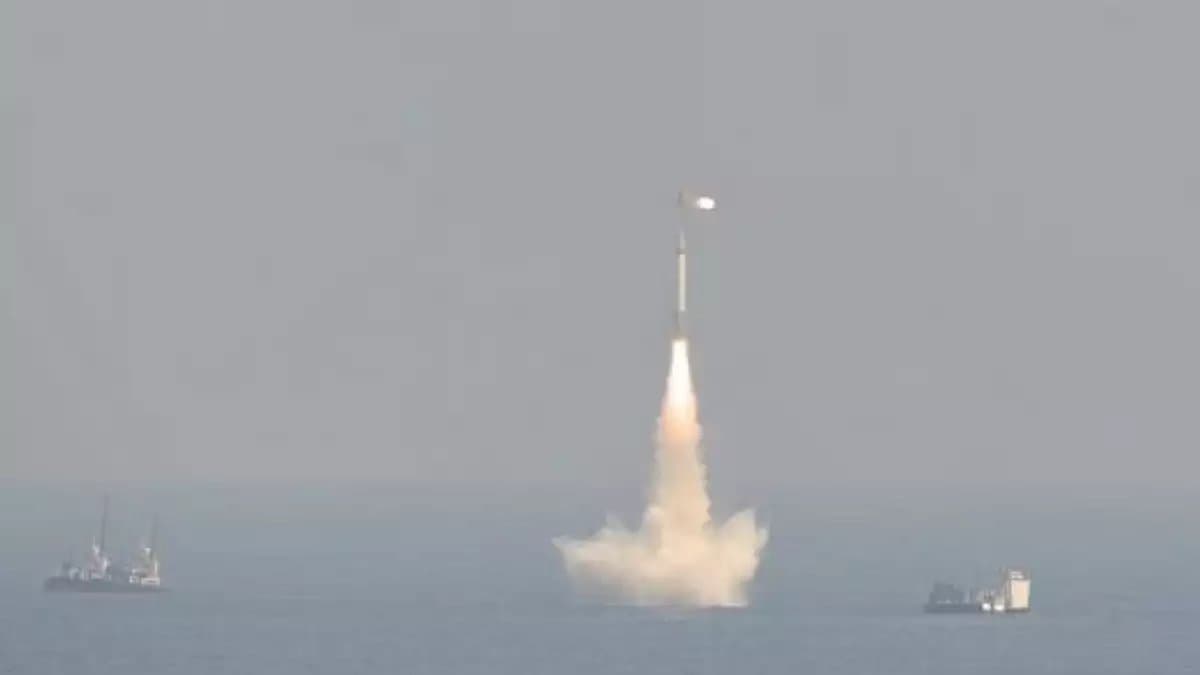Indian Navy tested K-4 Missile from INS Arighat gnr