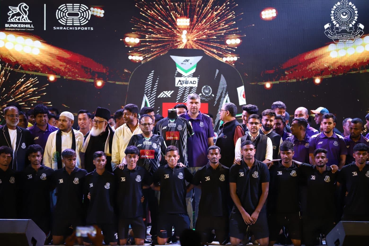 Mohammedan Sporting unveils team jersey ahead of isl spt 