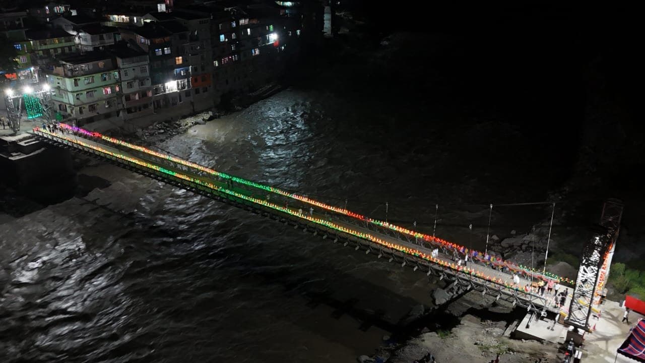 BRO Reconstructs Bridge: কঠিন পরিস্থিতি উপেক্ষা করে পুনর্নির্মাণ হল সিকিমের ইন্দ্রাণী সেতুর
