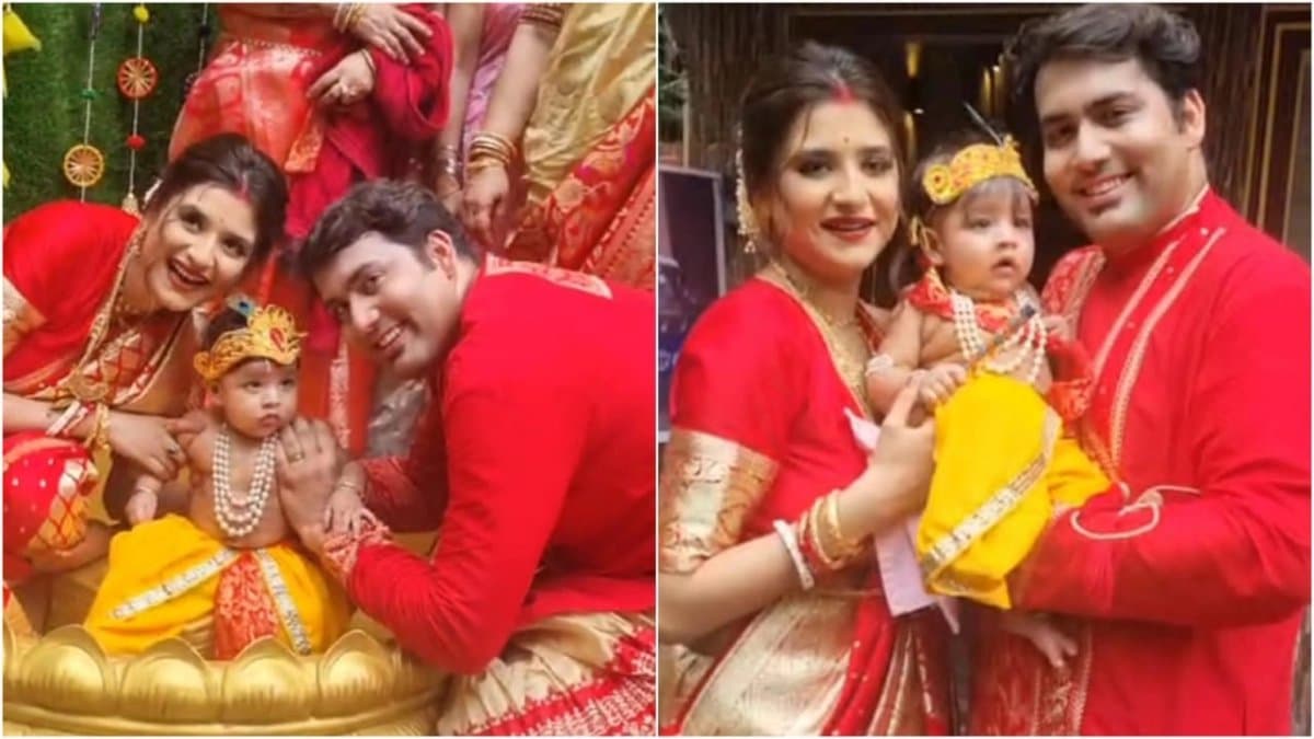 Rupsa Chatterjee celebrates son Agnidev s rice ceremony 