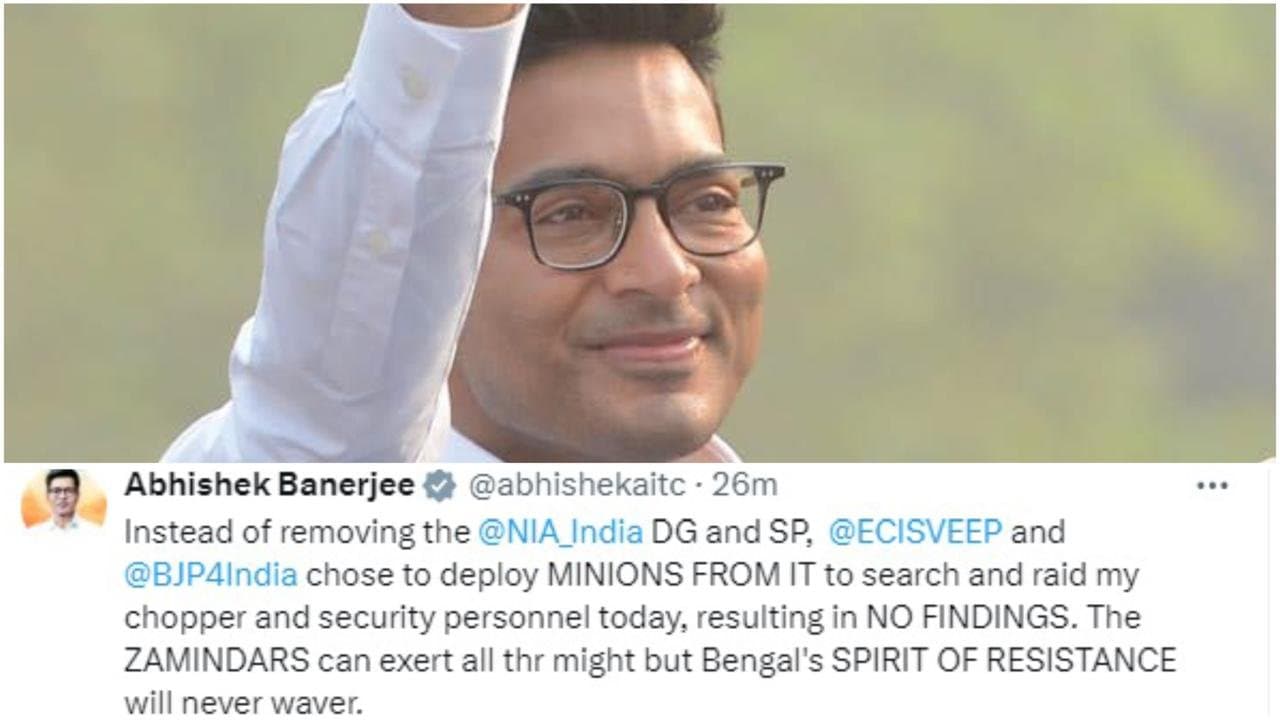 IT: অভিষেক ব্যানার্জির হেলিকপ্টারে আয়কর হানা