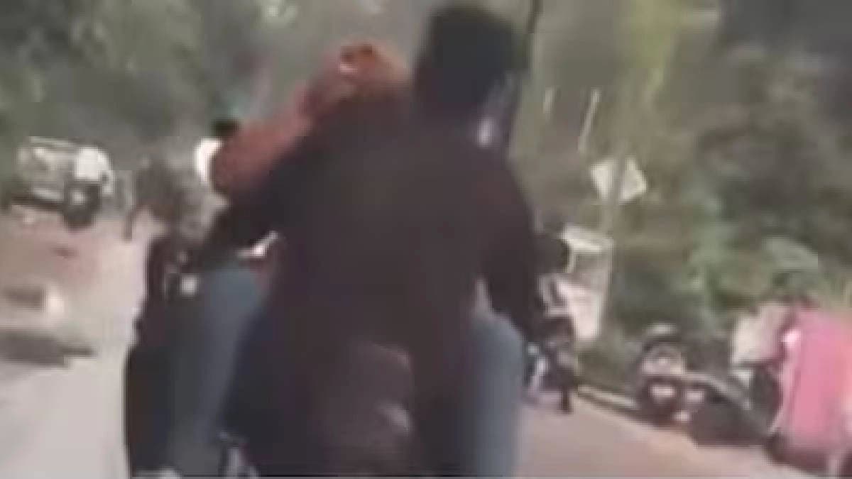 Chhattisgarh Couples Bike Romance Video Goes Viral