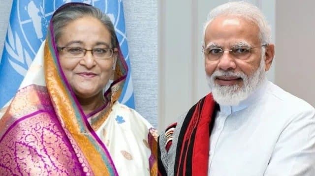 Pm Modi sends eid greetings to pm hasina 