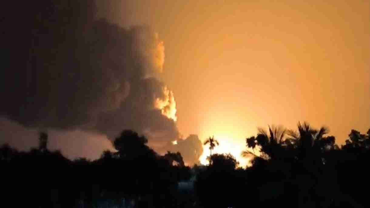 Massive Fire Breaks Out in Factory in Barasat