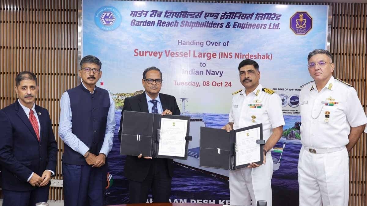 Ten months later, the Indian Navy got its second warship gnr 