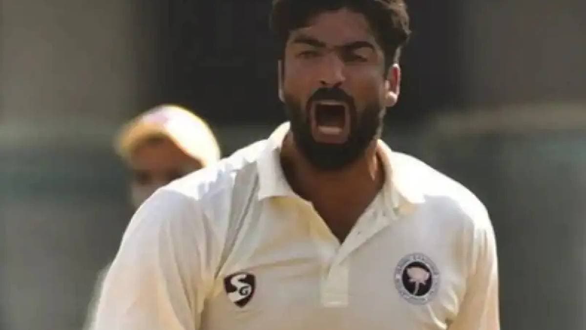  6-Foot-4 Tall Jammu And Kashmir Fast Bowler Dismissed Rohit, Rahane And Dube spt