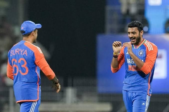 Axar Patel seen in new role ahead of third T20 against England in rajkot spt 