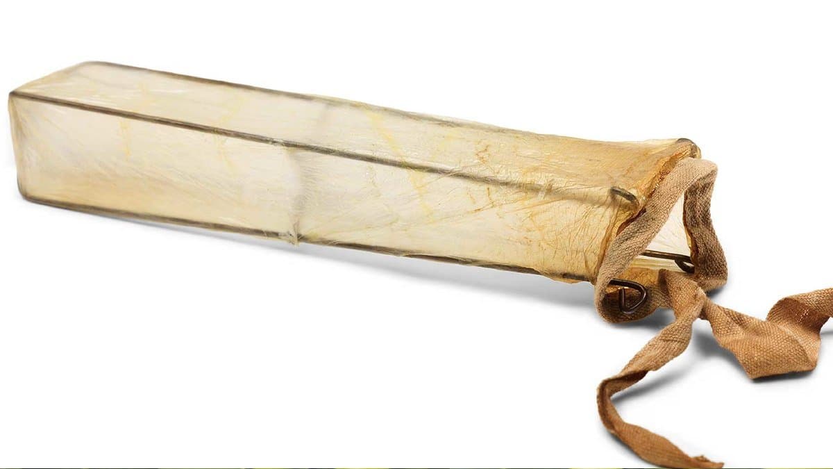 Historians Discovered a two hundred years old condom