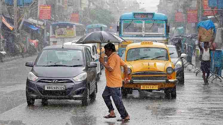 IMD Weather Forecast Rainfall Thunderstorm Warning in 20 Districts in West Bengal 
