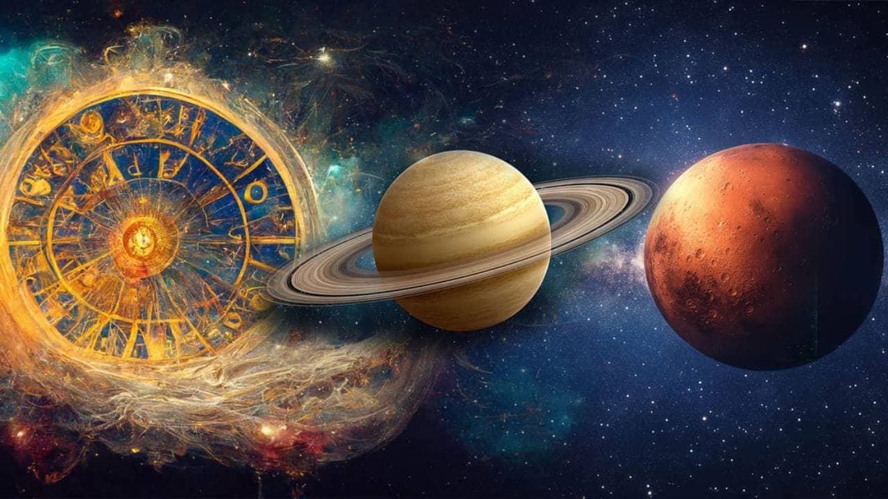 Trigrahi yog 2025: Surya Mangal Budh Yuti Sun Mars and Mercury conjunction these five Zodiac Signs get huge money good luck