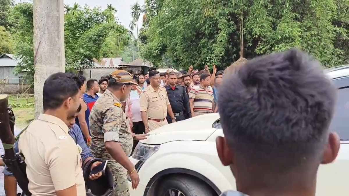 BJP MLAS tested demonstration of TMC enroute Ukil Burman residence