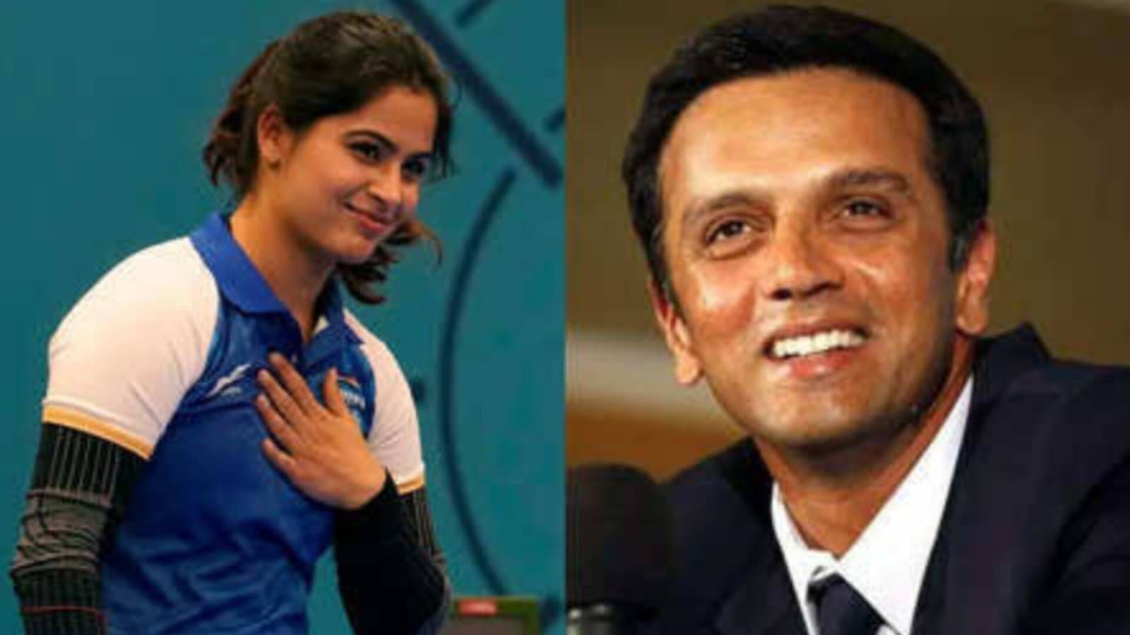 Rahul Dravid's reaction on Manu bhaker's Olympics medal wins heart 