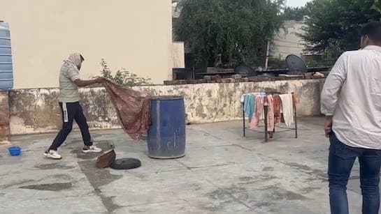 Man Dead Body Found Rotting In A Blue Drum In Rajasthan 