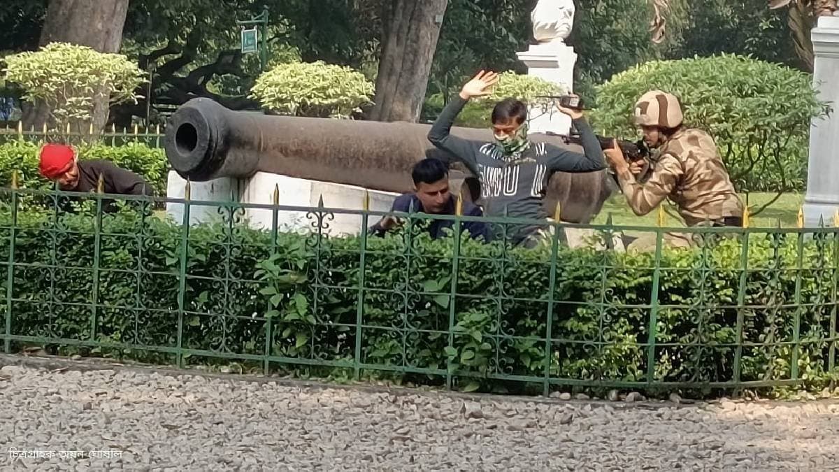 Mock Drill at Victoria Memorial Morning Panic Turns to Relief gnr