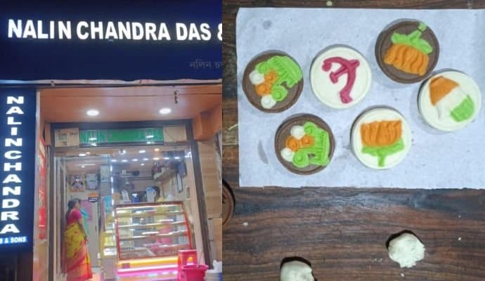 Sweets Shaped Like Political Party Symbols See High Demand Ahead of June 4th Vote Count
