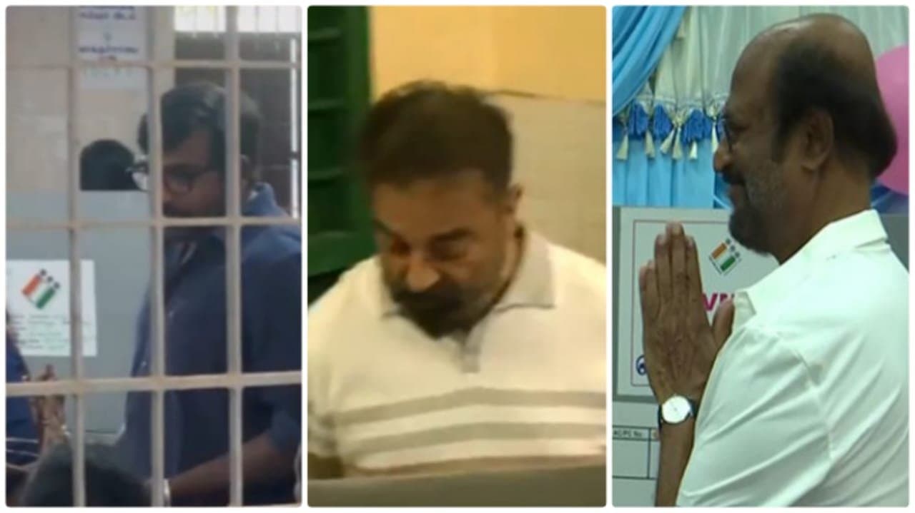 Chennai: চেন্নাইয়ে ভোট দিলেন রজনীকান্ত, কমল হাসান, বিজয় সেতুপতি 