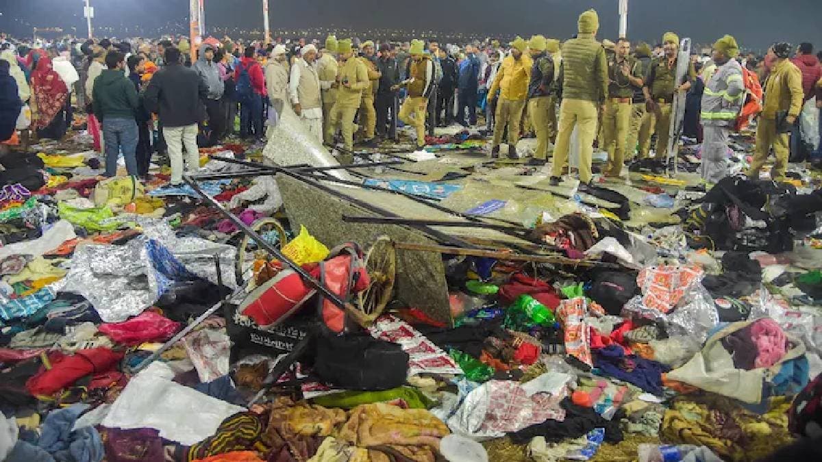 conspiracy angle in maha Kumbh stampede 16000 mobile numbers under probe 