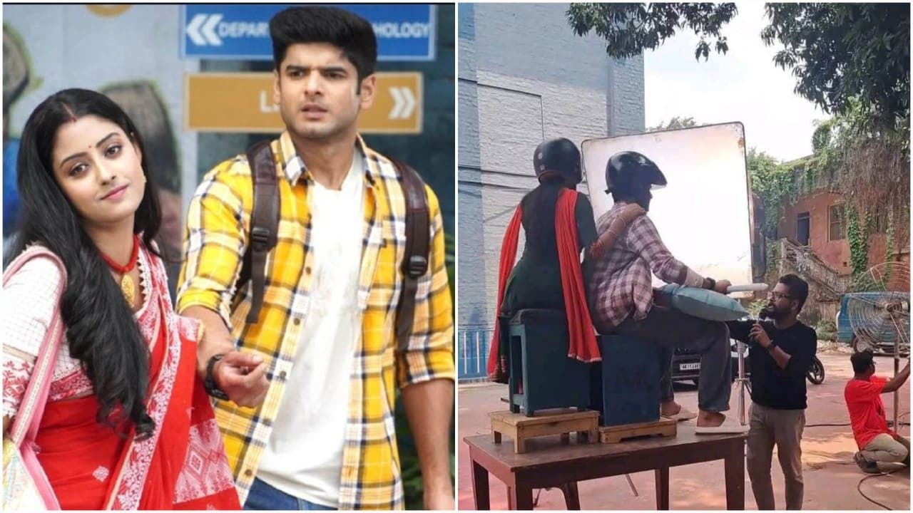 পুরোটাই ধোঁকা! বাইকের বদলে কীসের উপর বসে রোমান্টিক সিন করছে 'পারুল-রায়ান'? দেখুন সেই ভাইরাল ছবি