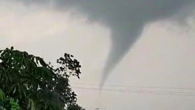 After heavy rainfall Tornado hits Hooghly villages gnr 
