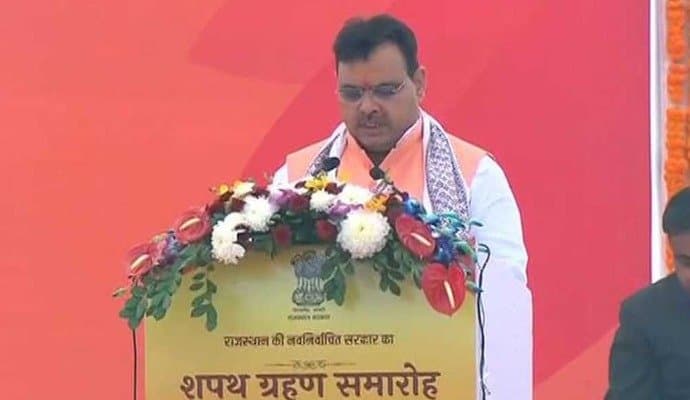 Rajasthan: রাজস্থানের মুখ্যমন্ত্রী হিসেবে শপথ নিলেন ভজন লাল, উপমুখ্যমন্ত্রী পদে শপথ দিয়া-প্রেমচন্দের 