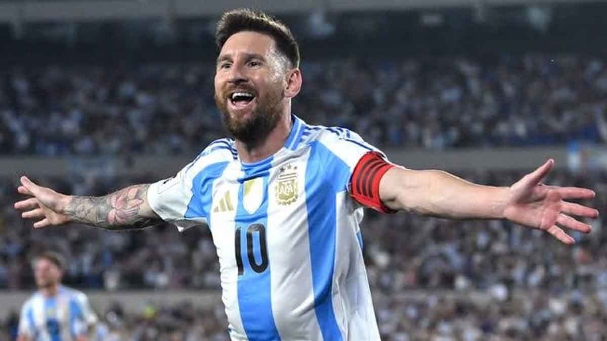 Lionel Messi marks argentina return with magical hattrick spt 