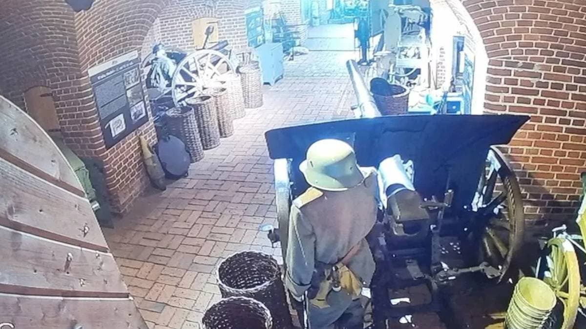 A wild love making party in the Poland army fortress