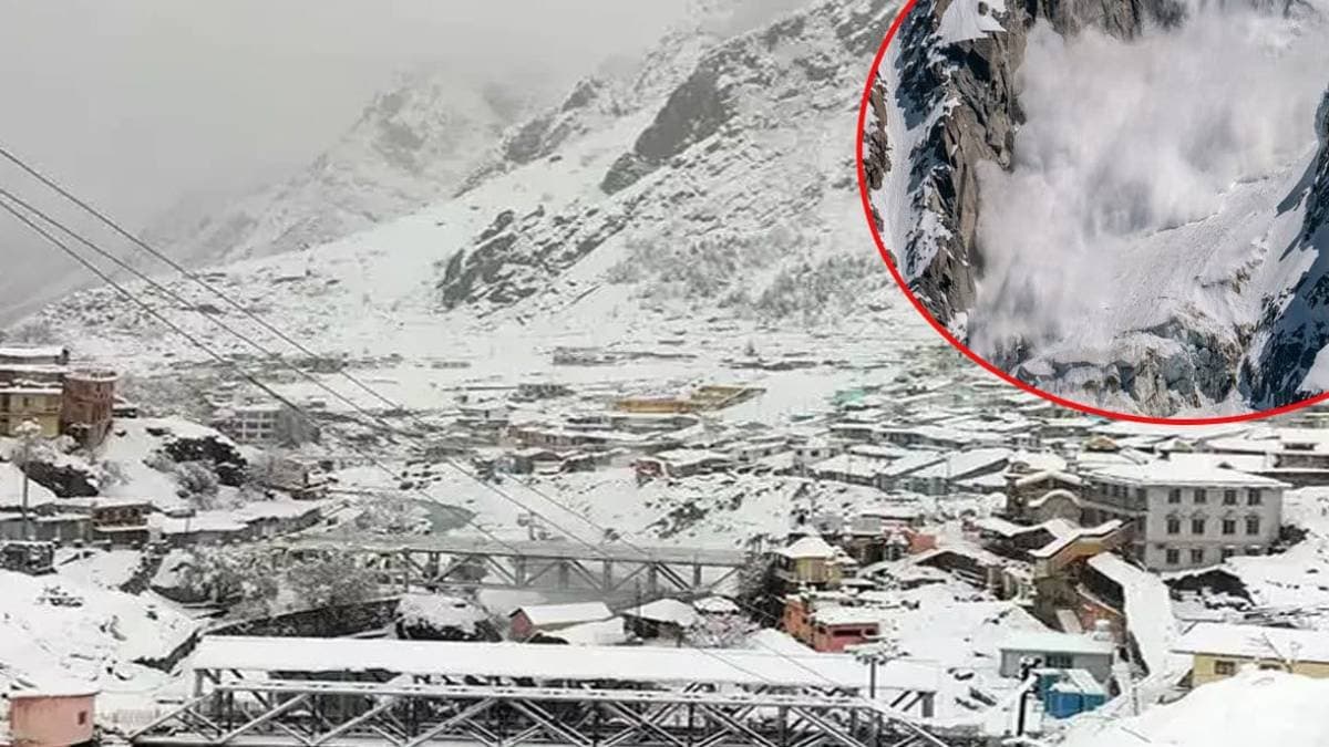 Massive avalanche hits at Uttarakhands Chamoli district BRO workers stuck inside a construction