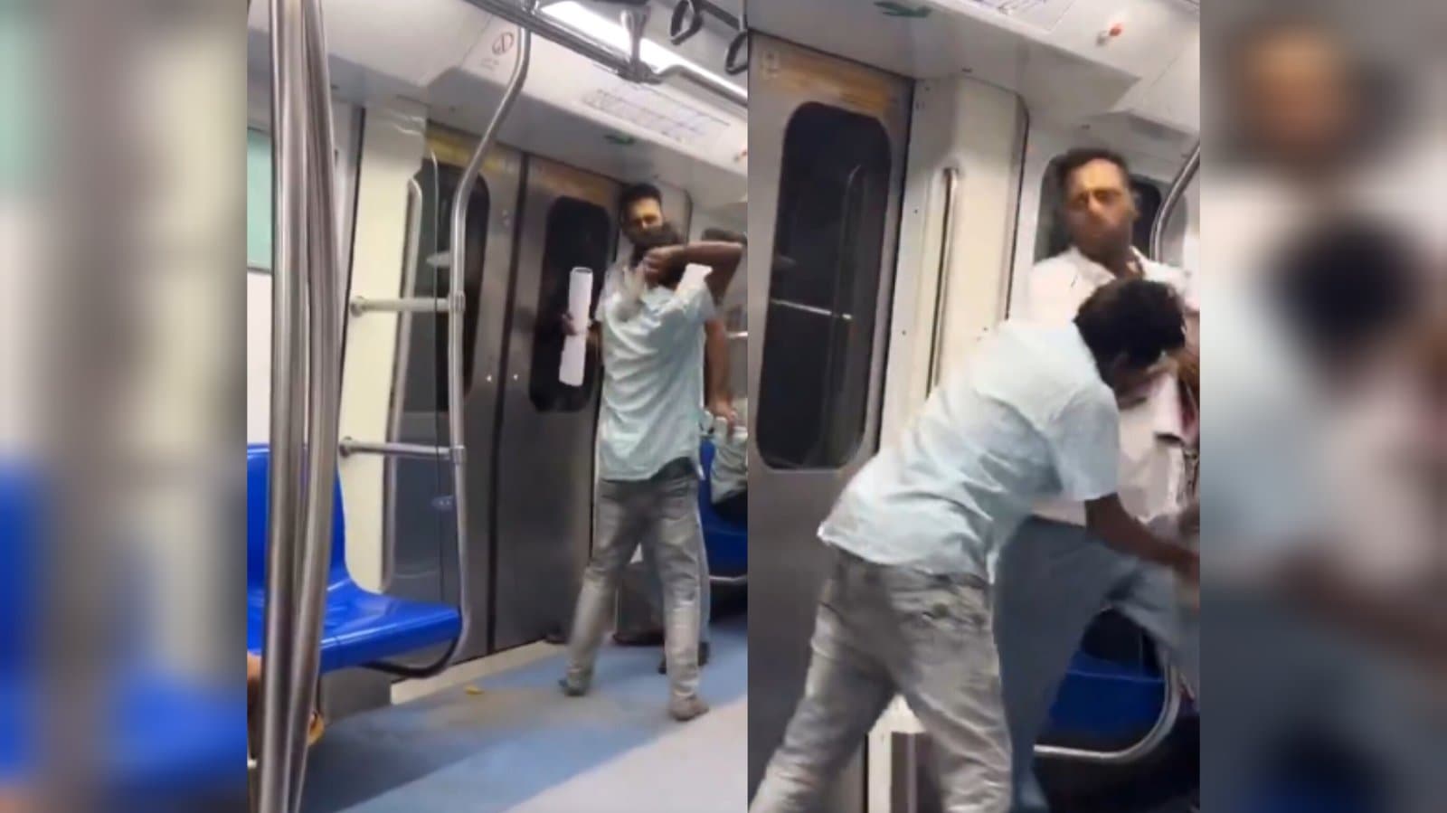 Man Slaps Fellow Passenger With Slipper, fight in delhi metro gnr