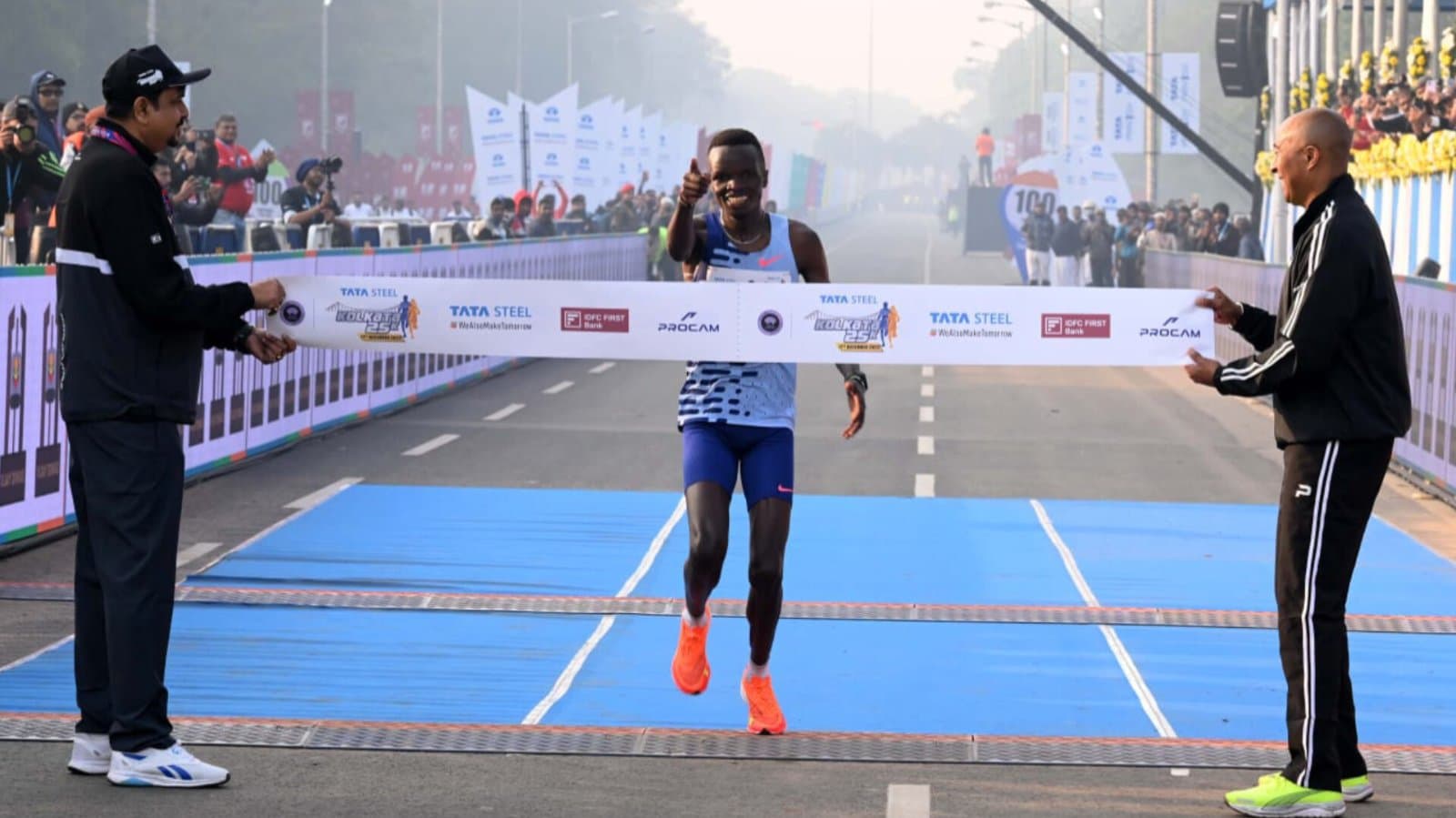 Tata Steel Marathon: টাটা স্টিল ম্যারাথনে রেকর্ড ইবেনয়ো-কেবেদের, ভারতীয়দের মধ্যে জিতলেন সাওয়ান-রেশমা