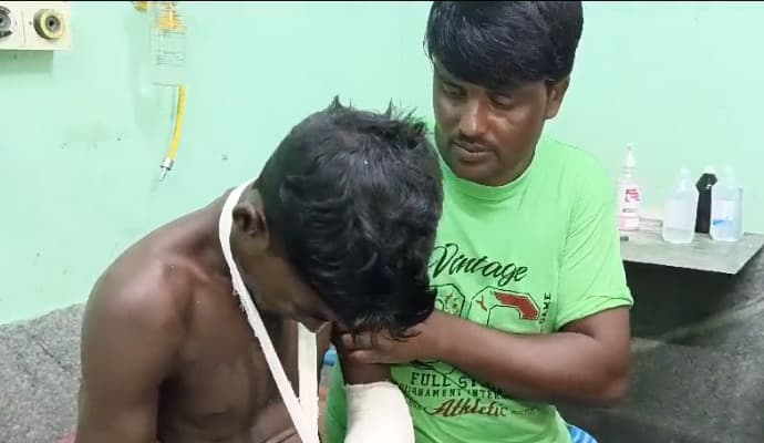 youth allegedly attacked in domkal, no one arrest till gnr
