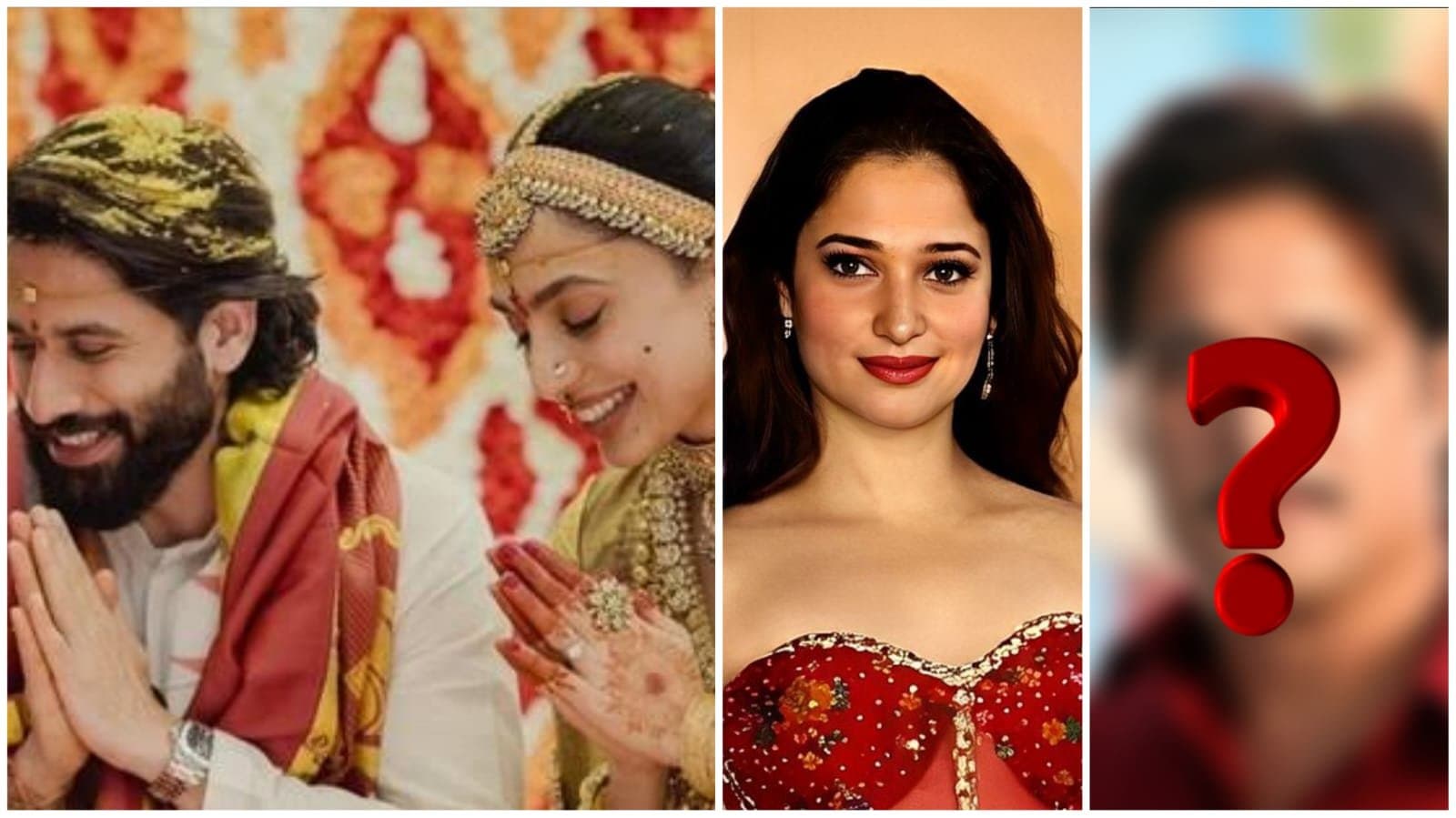 sobhita dhulipala and husband naga xhaitanya playfully compete to find the ring tamannaah vhatia reveals having crush moment after seeing jimmy shergill in mohabbatein ent