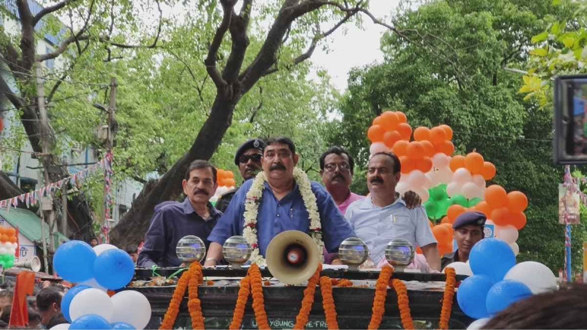 Anubrata Mondal road show in birbhum