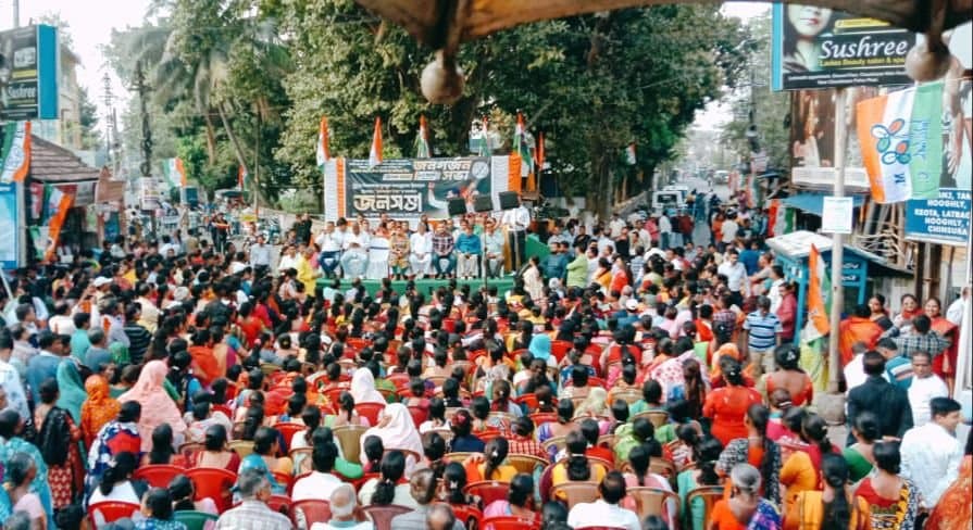 Chinsurah: ‌ব্রিগেডের জনগর্জন সভার আগে চুঁচুড়ায় প্রস্তুতি সভায় উপচে পড়ল মানুষের ভিড় 