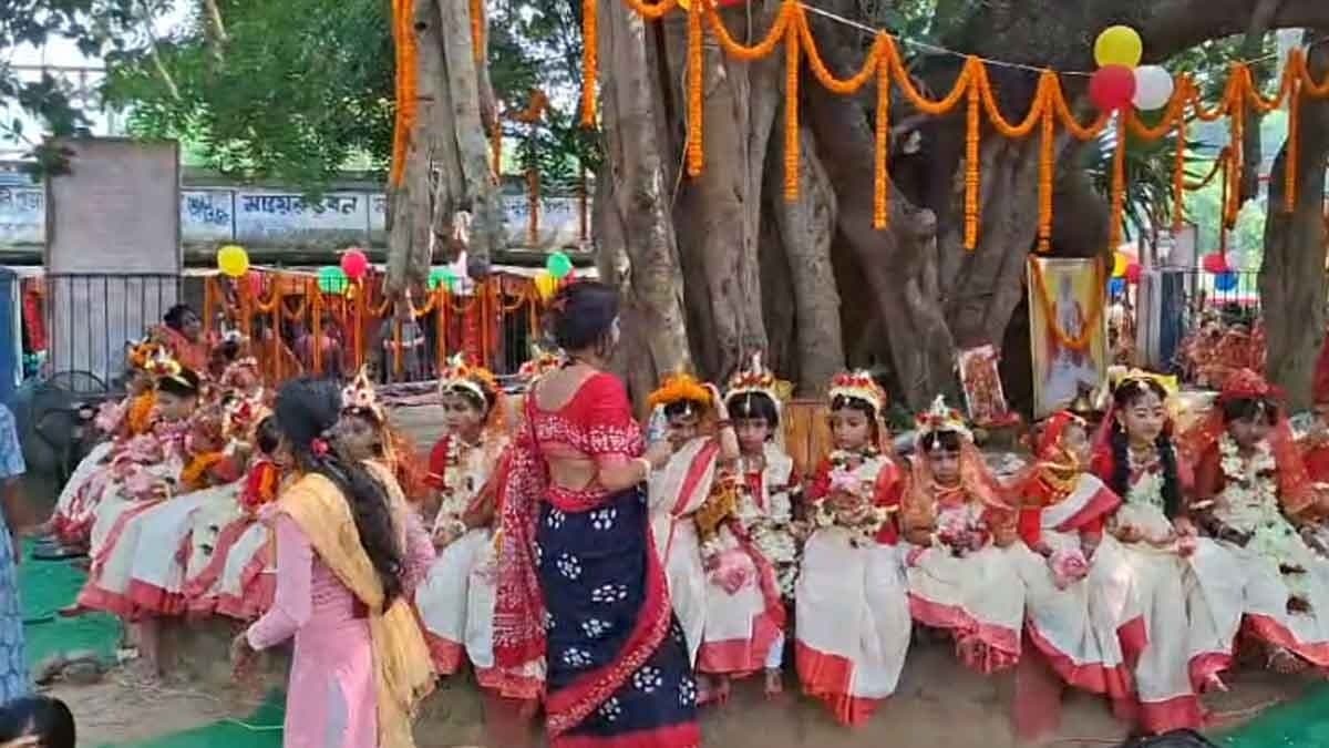 Kumari Puja at kankalitala organised this year too