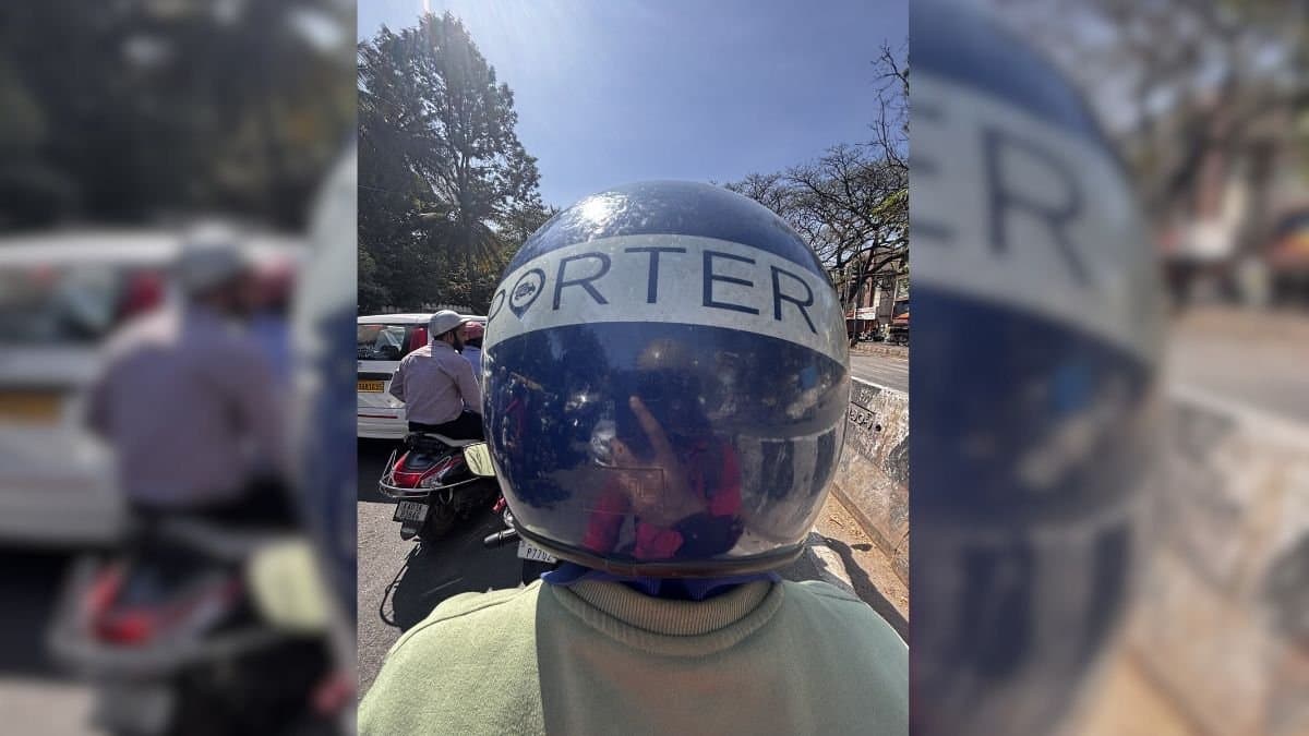 Bengaluru man uses delivery partner bike to reach office