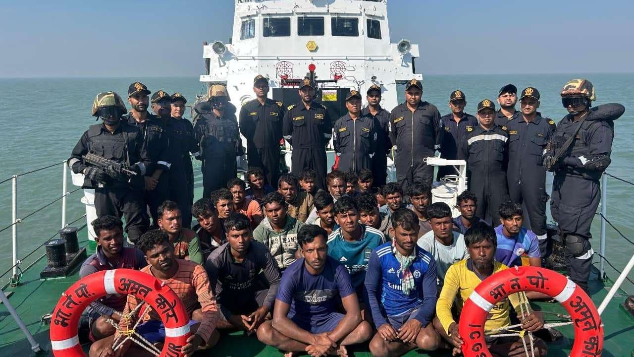 28 Bangladeshis Caught Red-Handed Fishing Illegally in Indian Waters