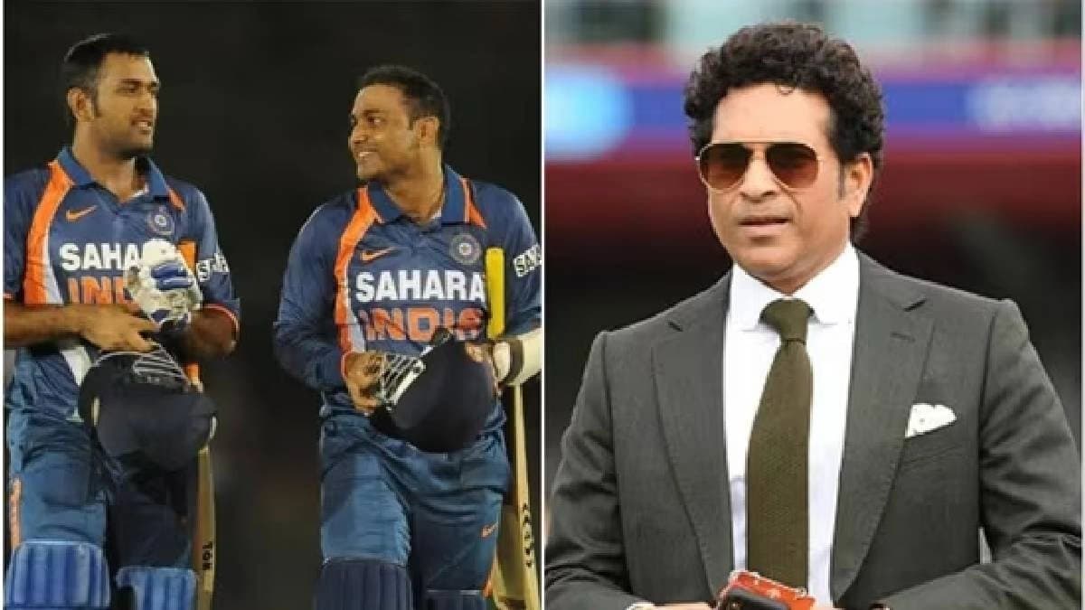 Sachin Tendulkar intervened when MS Dhonis act almost pushed Virender Sehwag to retire