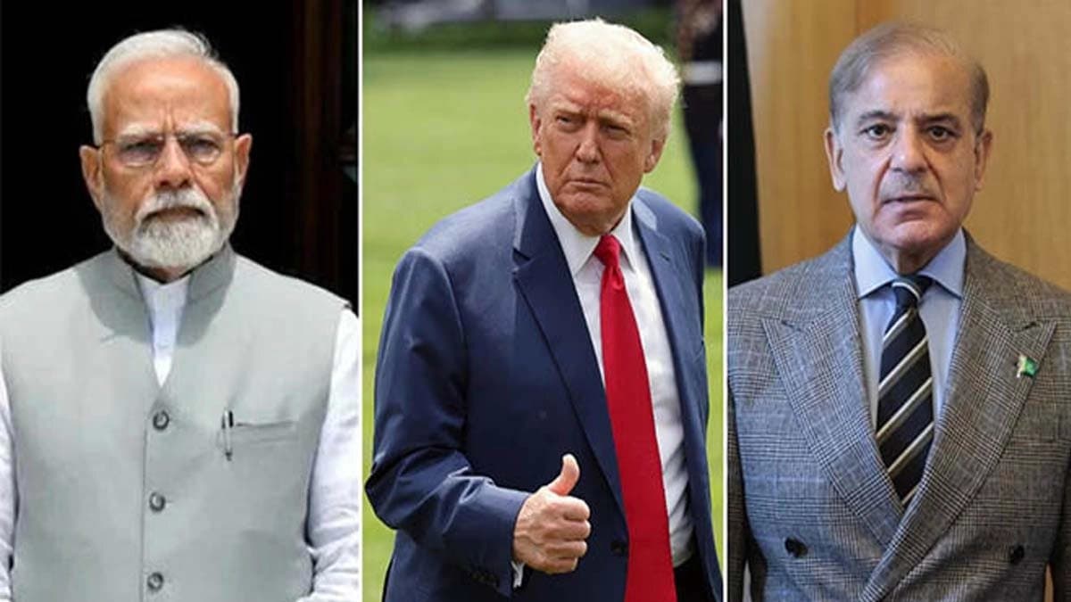 US President Trumps high praise For Asim Munir then an India Question For Pak PM Sharif 