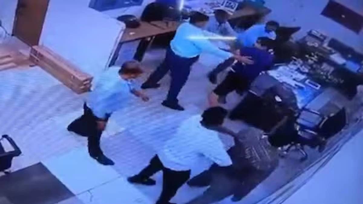 Man Thrashed By Society Staff In Ghaziabad