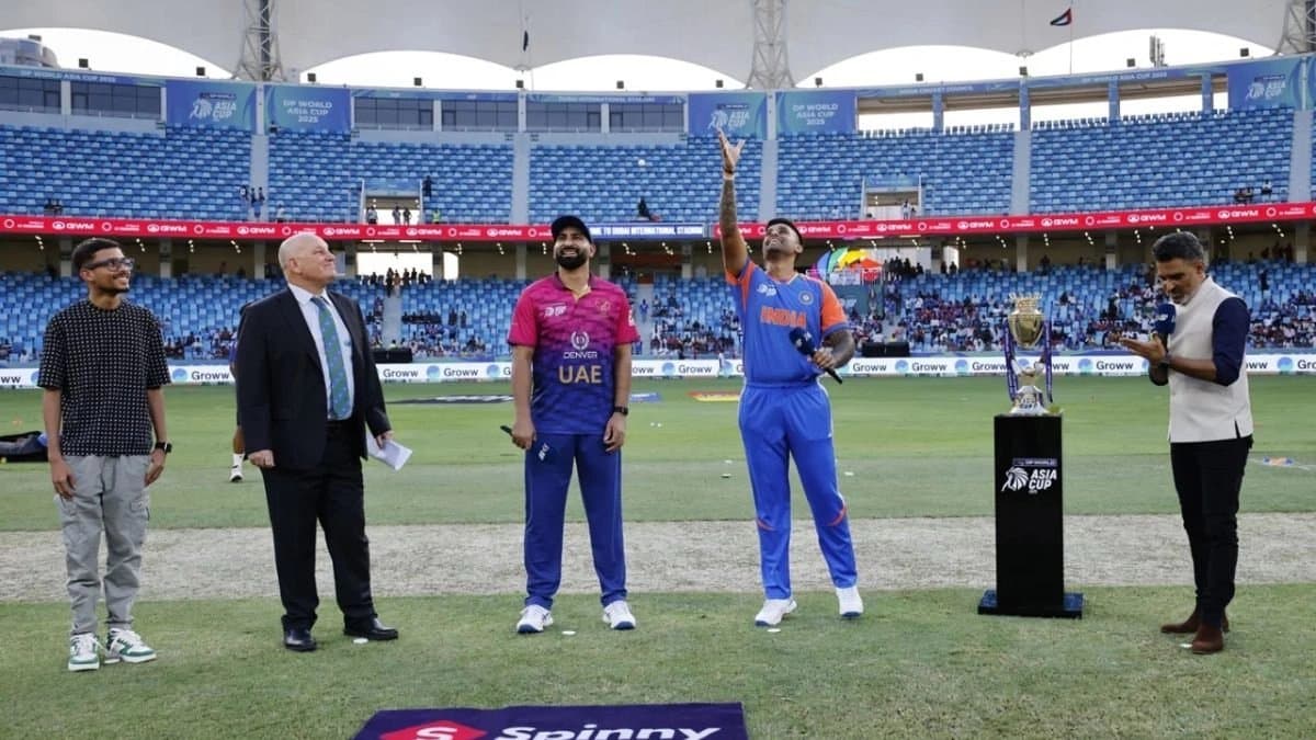 India won the toss and elected to bowl first against UAE in Asia Cup 2025