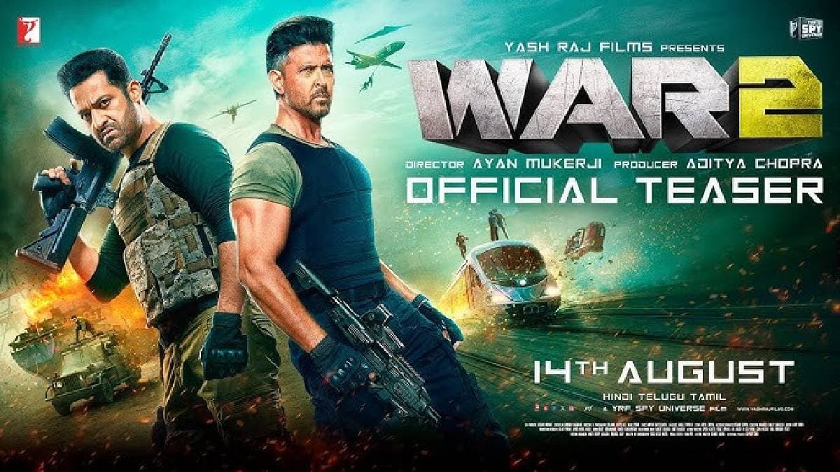 Hrithik Roshan and Jr NTR Ignite the Screen in Explosive War 2 Teaser