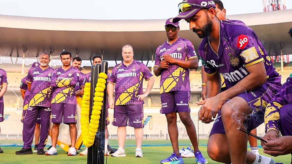 KKR star Venkatesh Iyer admits that he feels the price tag pressure on him ahead of IPL 2025 spt 