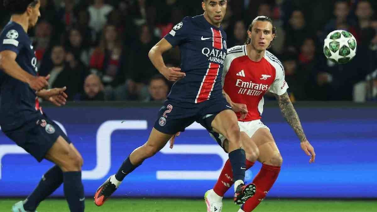 PSG beat Arsenal to reach champions league final