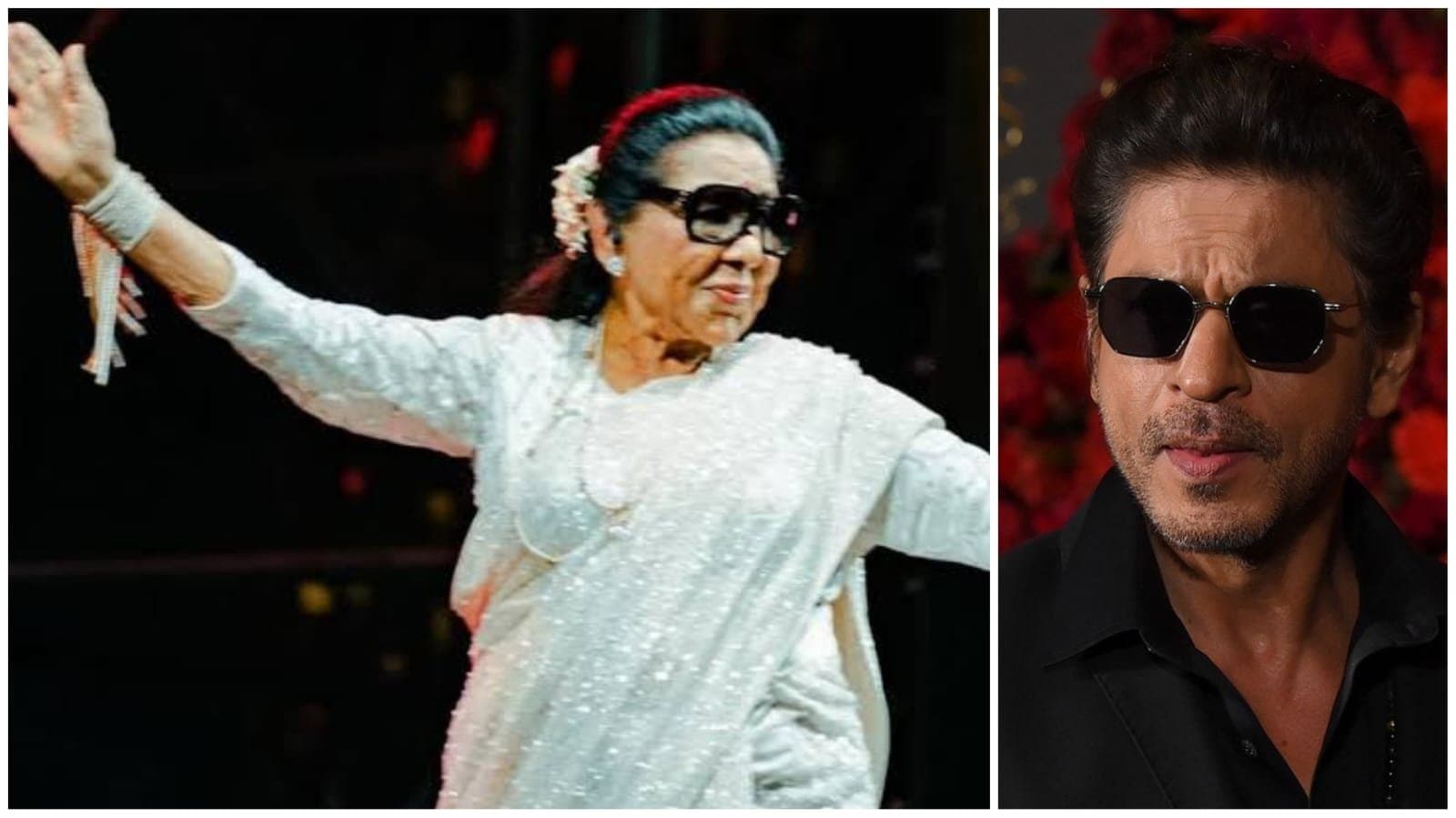  asha bhosle at 91 as she sings tauba tauba and recreates vicky kaushals hook step at dubai show shah rukh khan suffers minor head injury while boarding alibaug to mumbai ent 